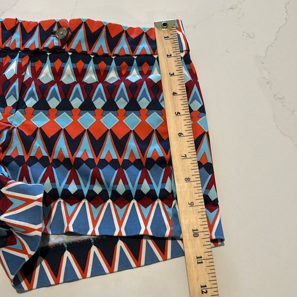 J. Crew Colorful Patterned Shorts Size 0 - Picture 5 of 8